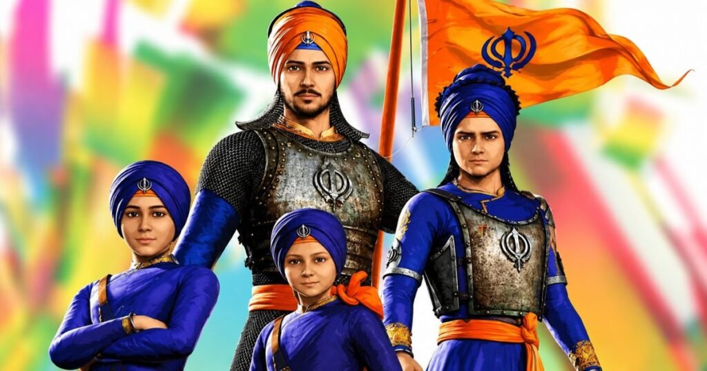 four sons of Shri Guru Gobind Singh Ji
