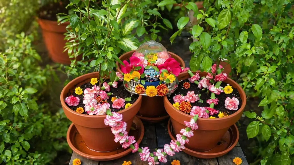 Tulsi and shaligram