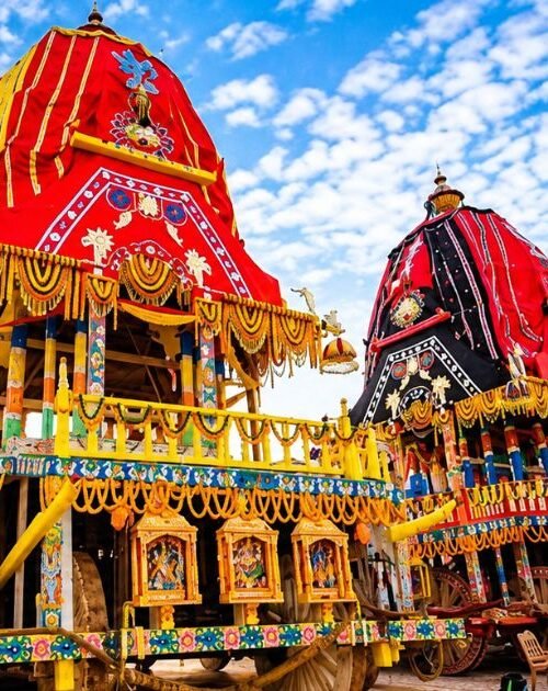 Three Chariots of Rath Yatra