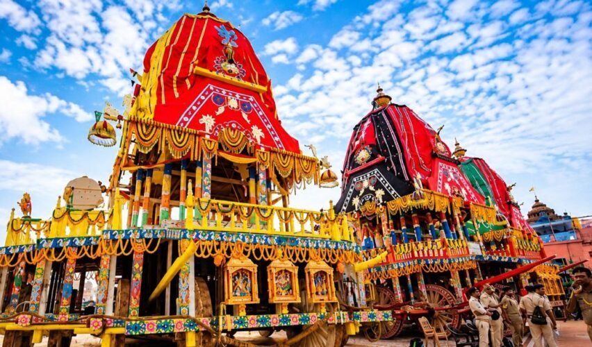 Three Chariots of Rath Yatra