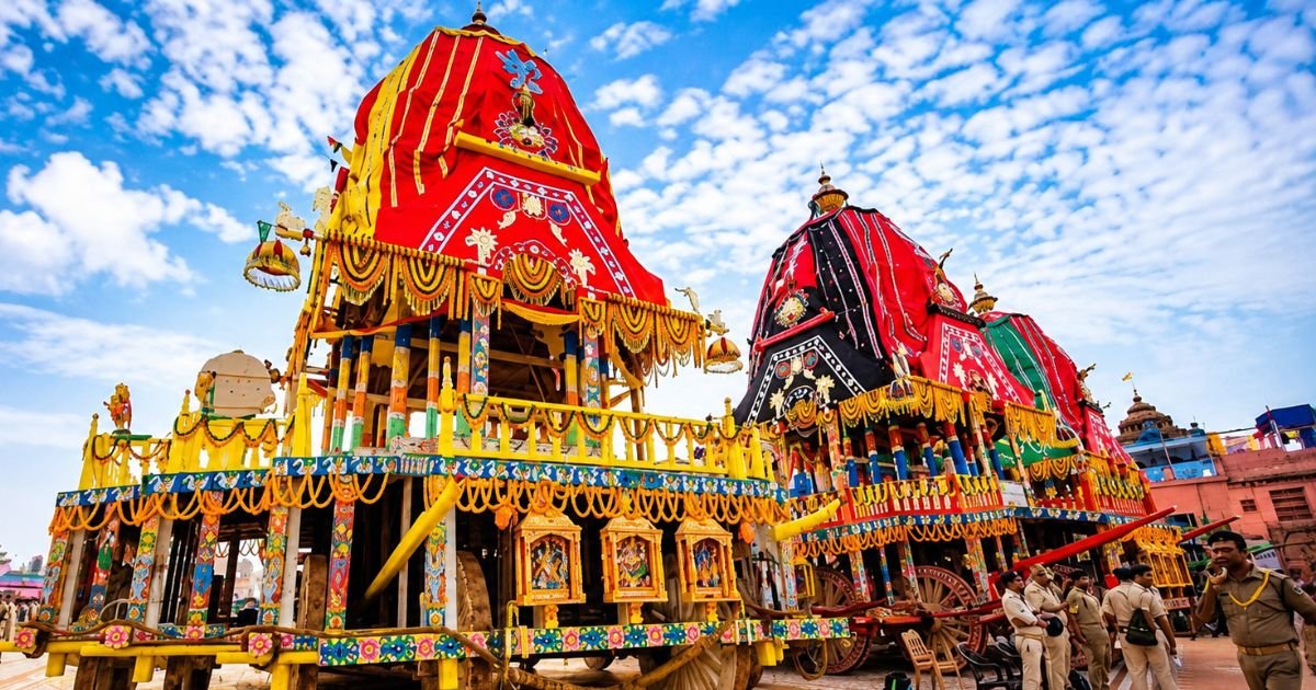 Three Chariots of Rath Yatra