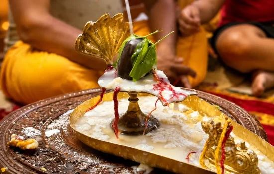Rudrabhishek at home